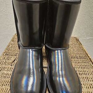 UGG Classic Short Iridescent Suede Classic Boot